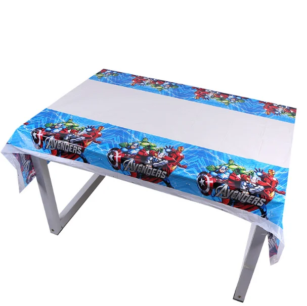 

1pcs tablecloth Avengers Birthday Party Decoration kids easter Party supplies baby shower decor Activity goods halloween