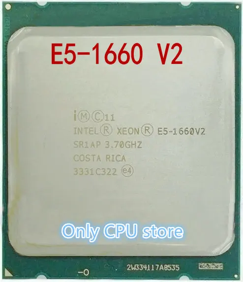 E5-1660 V2 Intel Xeon E5-1660V2 3,70 ГГц 6-ядерный E5 1660 V2 LGA2011 E5 1660V2