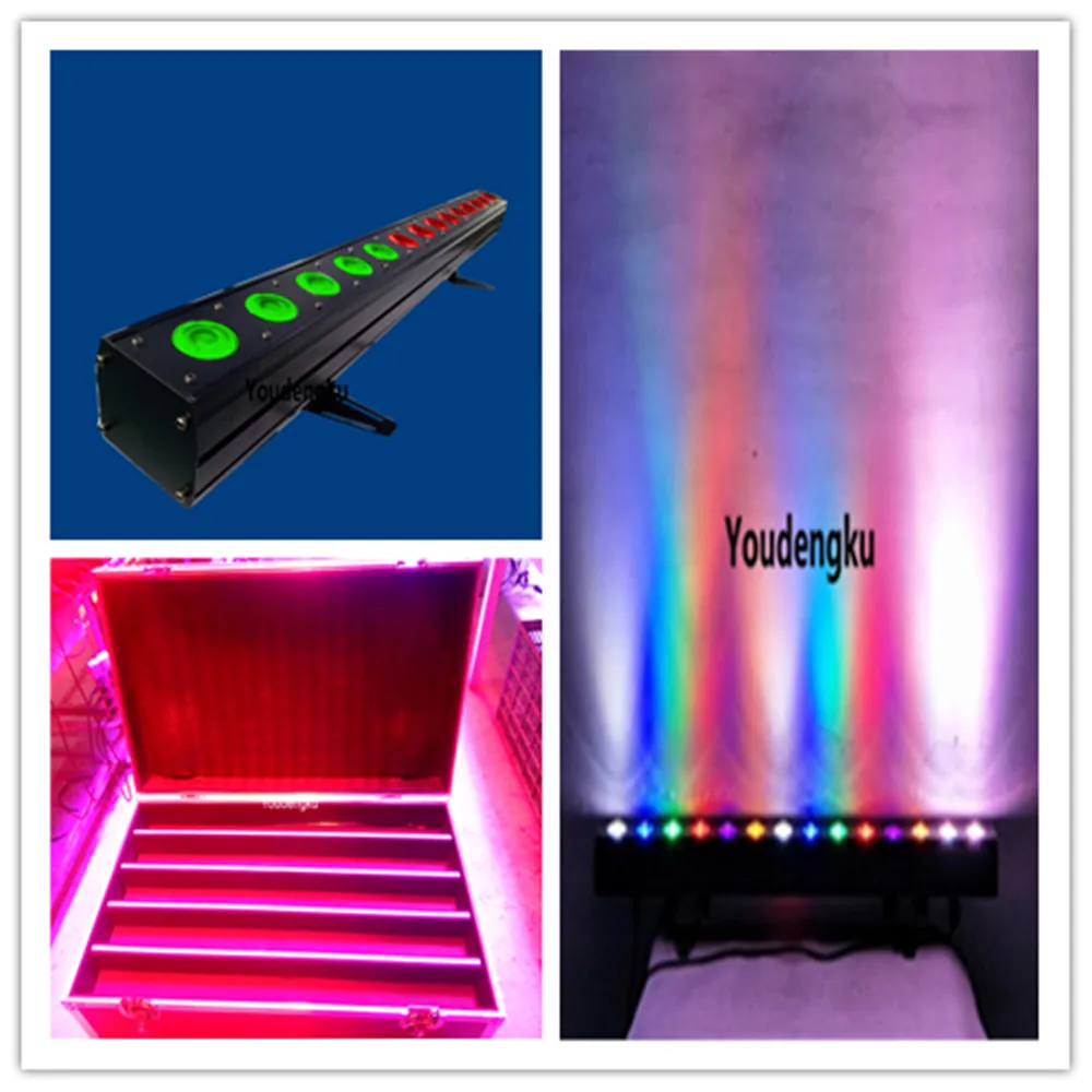 12 шт. с flightcase 14x18 Вт Pixel настенная шайба фасадная лампа rgbwa uv led 18 Светодиодная |