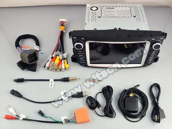 Sale 7" Android 9.0 OS Car DVD Multimedia GPS Radio for Mercedes-Benz Smart 2010-2014 with Car Play / Android Auto Functions Support 2