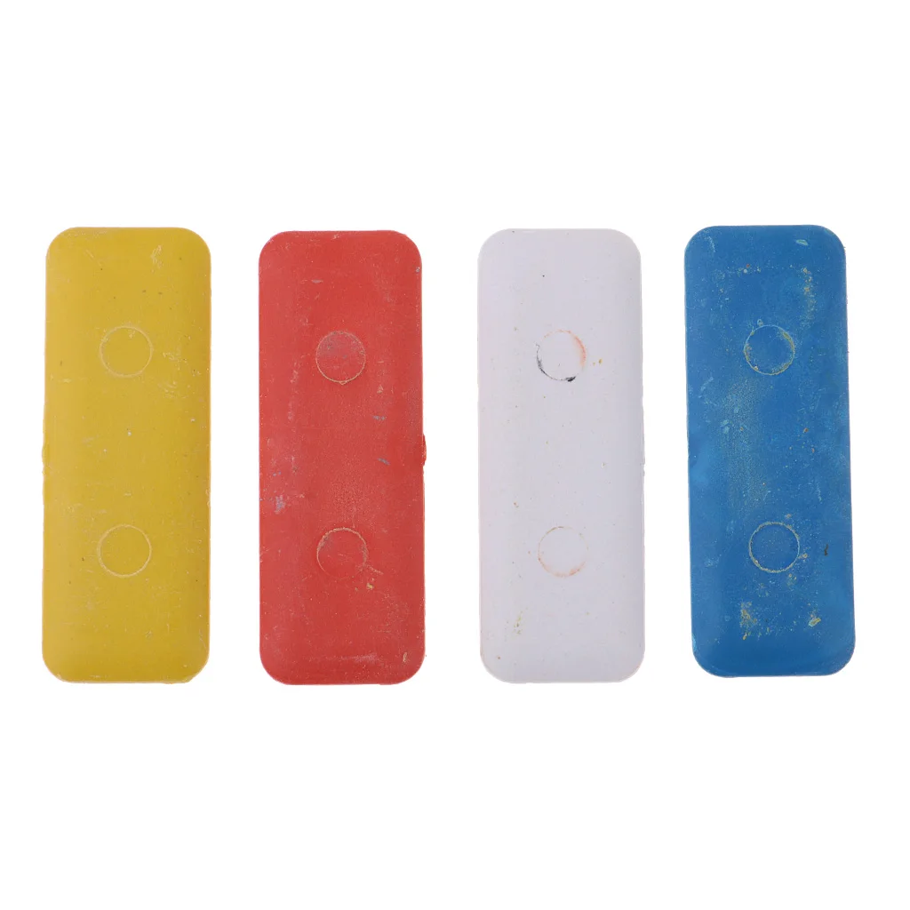 4 Pieces Erasable Colorful Fabric Chalk Tailor DIY Crafting Making Clothes Sewing Tools