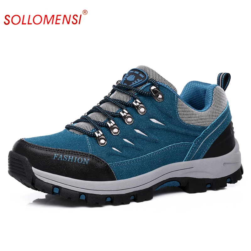  Hot outdoor waterproof slip resistant breathable comfortable women hiking shoes Valentine's autumn and winter climbing shoes 
