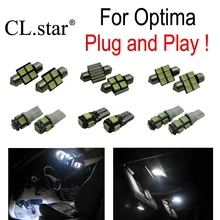11 шт. для KIA Optima K5 LED Обратный Резервное копирование Лампы Интерьер Свет Комплект (2016 +)