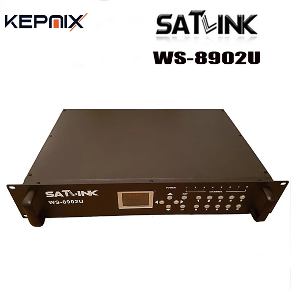 Original SATLINK WS-8902U DVB-T 8 Route modulator MPEG4 HD analogue A/V source to DVB-T channel SATLINK WS 8902U VS WS-6980 7990 Original SATLINK WS-8902U DVB-T 8 Route modulator MPEG4 HD analogue A/V source to DVB-T channel SATLINK WS 8902U VS WS-6980 7990