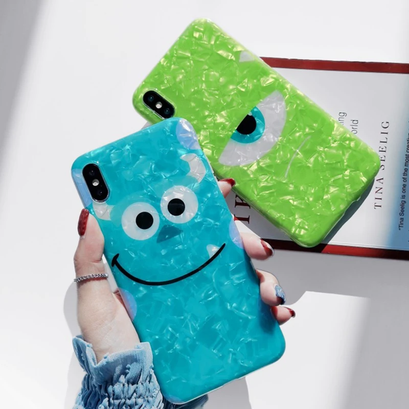 

Cartoon Shellfish University phone case for iphone XS Max XS XR X XR Soft Cover for iphone 6 6s 7 8 Plus