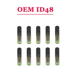 Большие скидки (100 шт./лот) oem Стекло ID 48 для megamos крипто чип автомобиль пустой ID48 для транспондера ключевых