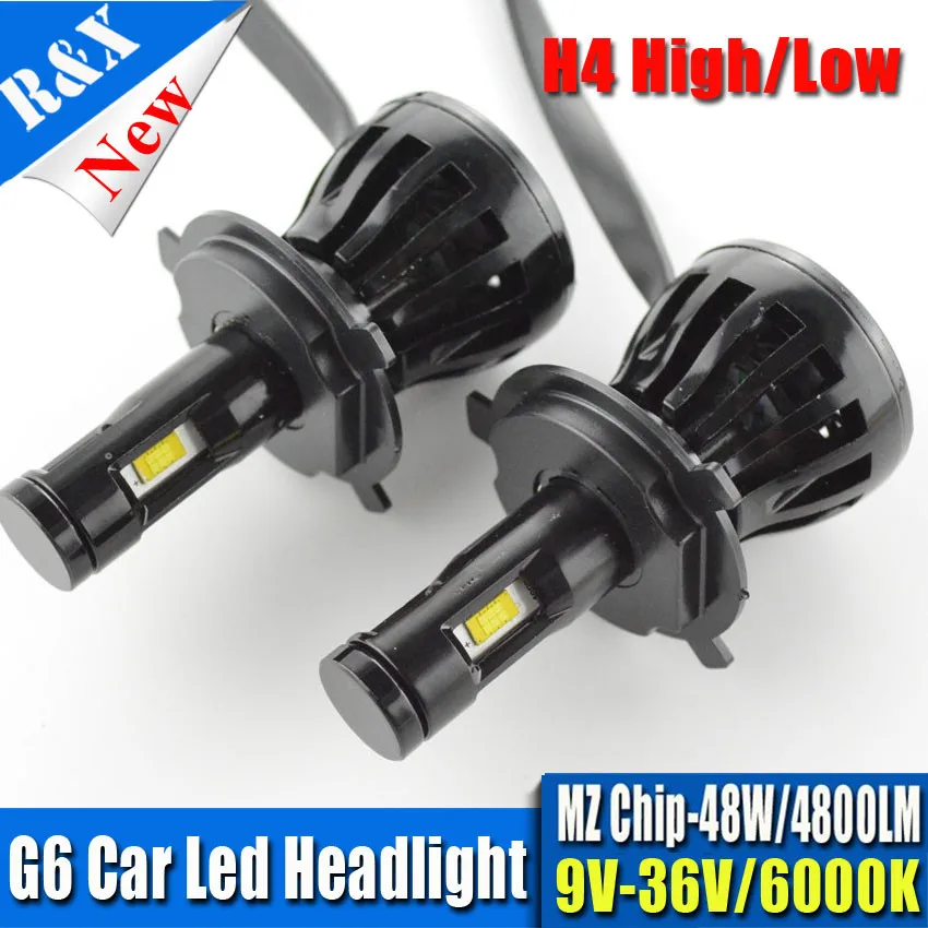 

H4 Car LED Light Headlight 96W 9600LM 9V 12V 24V H13 H11 H7 9005 9006 Headlamp Pure White 6000K Car Light Fog Light Bulbs G6
