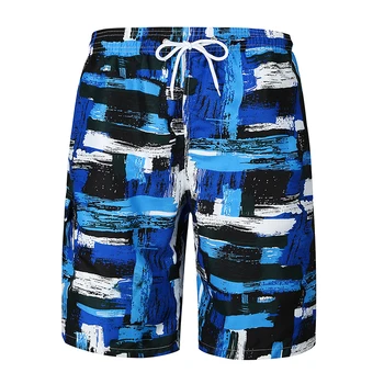 

Shorts Mens Bermuda 2018 Summer Colorful Print Men Beach Hot Cargo Fashion Men Boardshorts Male Brand Men'S Short Casual XXL