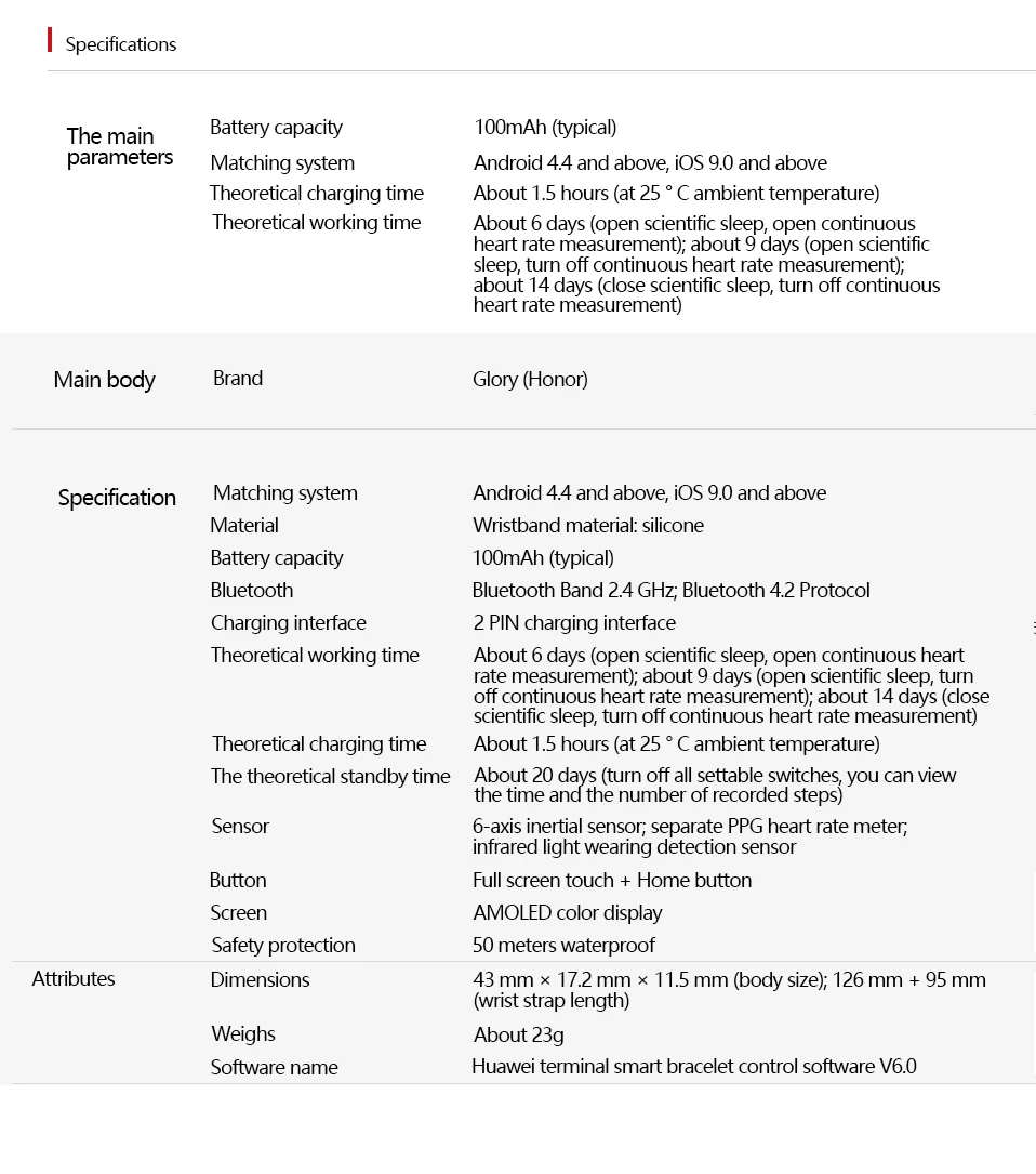 HUAWEI HONOR Band 4 Smart Wristband Fitness Bracelet 0.95 Color AMOLED Touchscreen 5 ATM Swim Heart Rate Sleep Sport Tracker  (2)