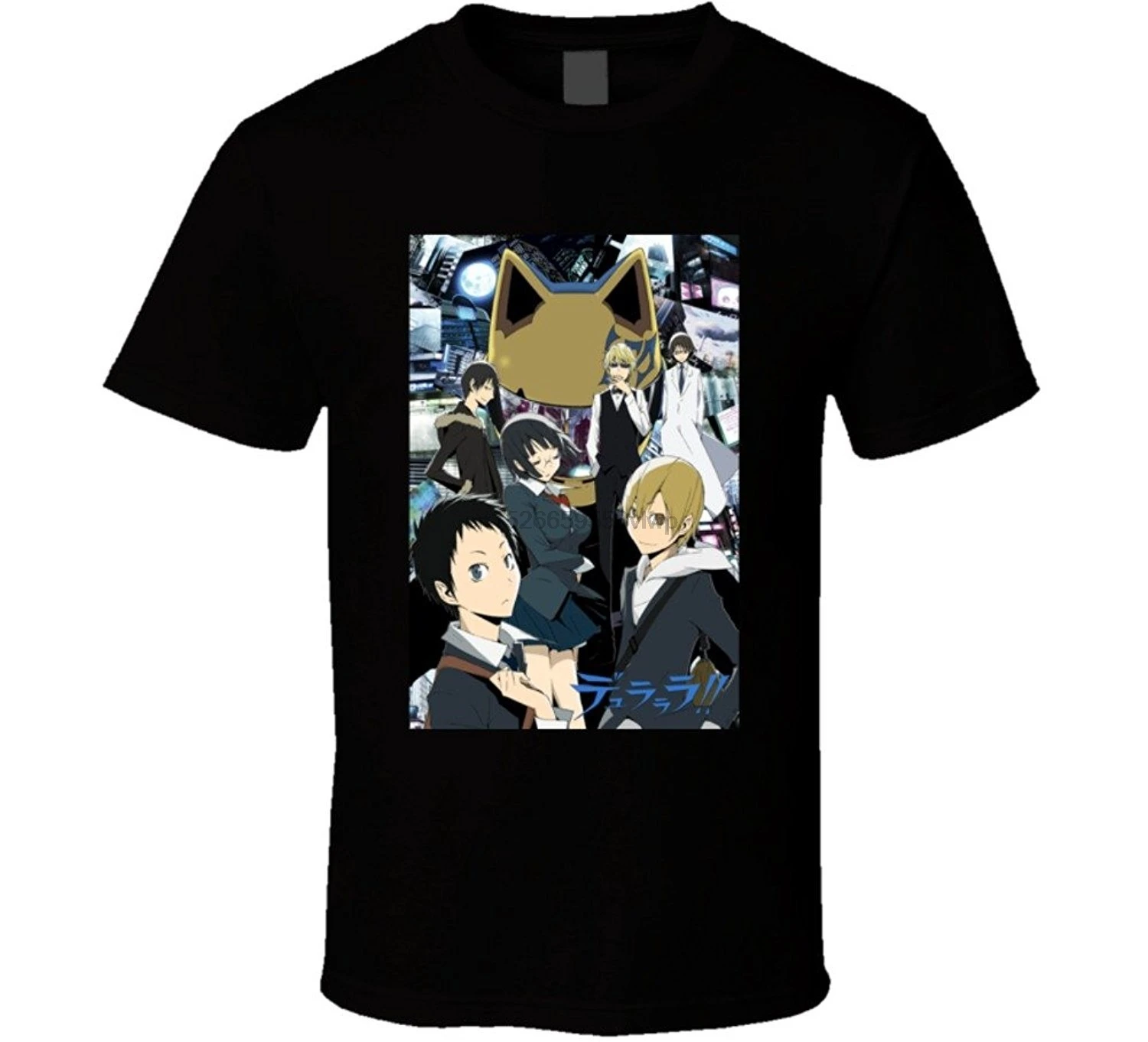 

Custom Durarara Anime Men's Funny T-Shirt 100% Cotton Tee