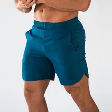 Летний стиль Мужские дышащие шорты Фитнес бодибилдинг моды Повседневное тренажерные залы мужской тренировка для бегунов брендовые пляжные узкие шорты