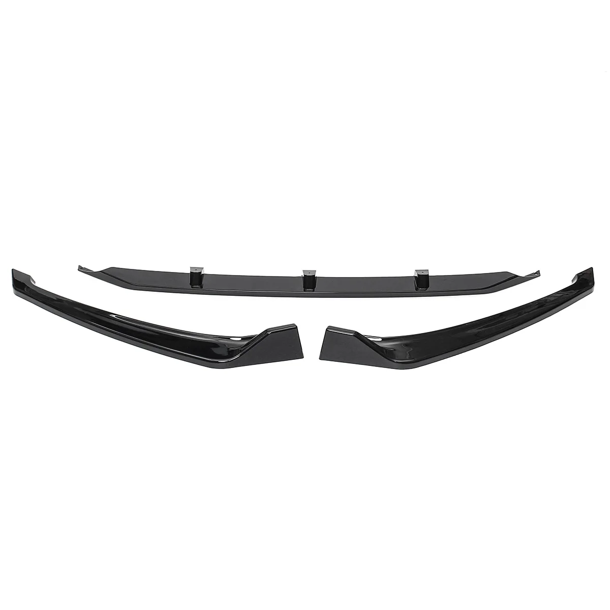

High Quality 3Piece Car Front Bumper Lip Splitter Body Kit Spoiler Diffuser For Hyundai Elantra 2017 2018 3Pcs Front Bumper