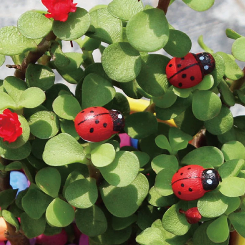 

100pcs Mini Bee Ladybug Stickers Easter Decorations For Home DIY Scrapbooking Kids Birthday Party Favors Decorations