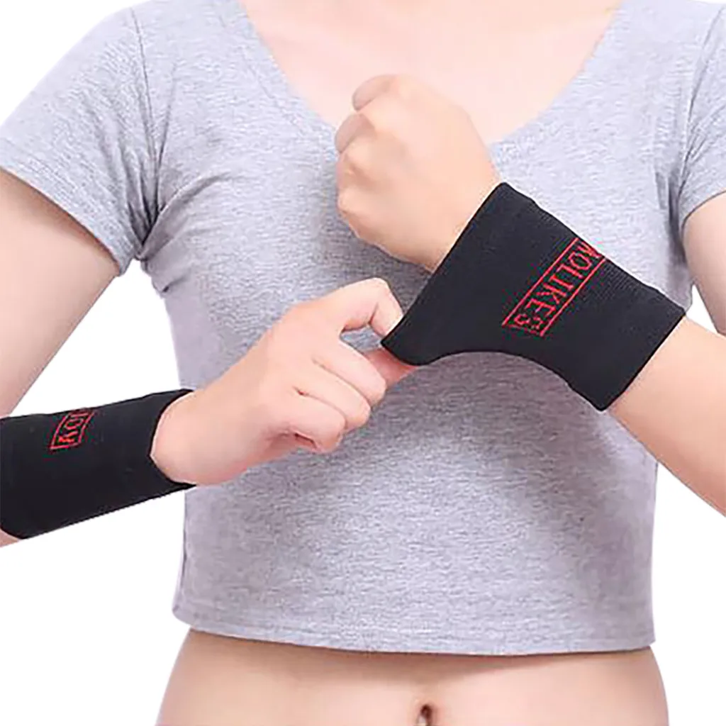 Wristbands Sport Sweatband Hand Band Sweat Wrist Support Brace Wraps Guards For Gym Volleyball Breathable Bracers#0612