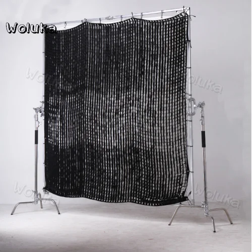 2,4 м* 2,4 м сотовая сетка для фотосъемки большая Легко складывающаяся рекламная фотография flexo screen hive 2,4*2,4 рисовая CD50 T01
