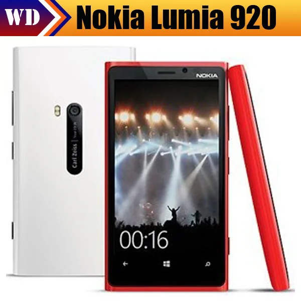 

Original Unlocked Nokia Lumia 920 with 4.5 " Capacitive Screen Dual core 32G ROM +1G RAM Refurbished