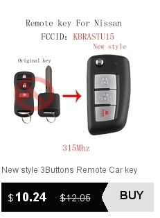 2 кнопки сменный Корпус ключа для Nissan Primera Micra Terrano Almera X Trail Fob автомобильный корпус для дистанционного ключа с Uncut Blade