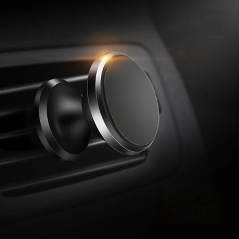 Auto Air Vent Clip/Paste Telefon Halter für IPhone Xiaomi Huawei 360 Rotierenden Mini Metall Magnet