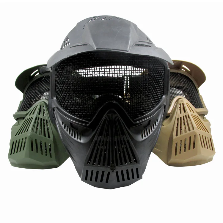 

M02 Skull Mask Retro Imitation Metal Terror Mask CS Protection Paintball Airsoft Masks Halloween Horror Masks Full Face