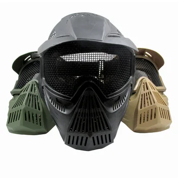 

M02 Skull Mask Retro Imitation Metal Terror Mask CS Protection Paintball Airsoft Masks Halloween Horror Masks Full Face