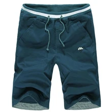 Летняя мода новое поступление повседневные Прямые мужские шорты по колено бермуды тонкие Молодежные мужские пляжные шорты размер 28-33