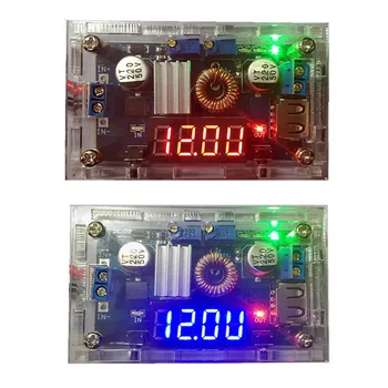 

5A Constant Voltage/Current Step Down Module Voltage Current Power Display LED Driver For Lithium battery Charging With Case