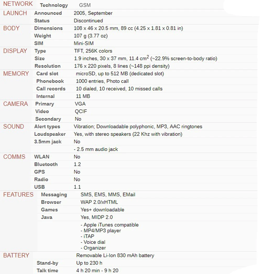 Хорошее качество отремонтированный мобильный телефон Motorola E1 GSM Bluetooth FM радио один год гарантии