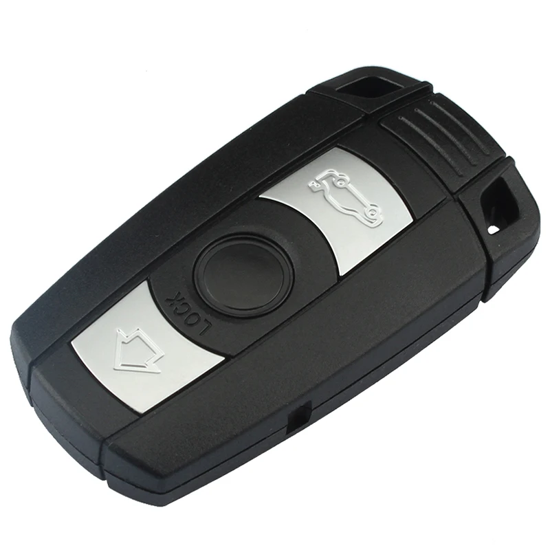 Mayitr 3 Buttons Remote Key Case Shell Key Blank for BMW 1 3 5 6 7 Series E90 E91 E93 Replacement Remote Key Shell Case