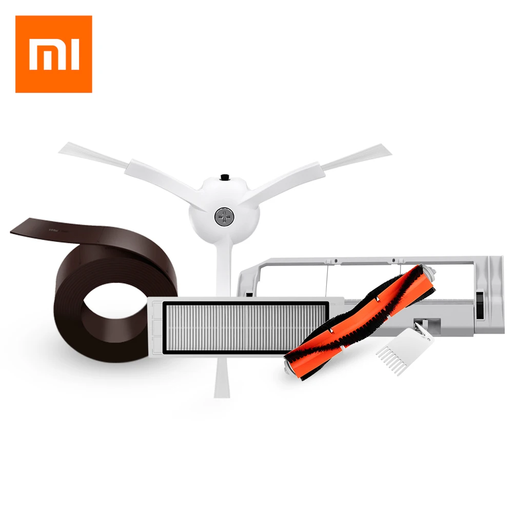 

Economic Set of 5PCS Xiaomi Mi Robot Vacuum Smart Cleaner Accessories Invisible Wall Side Brushes Filter Rolling Brush and Cover