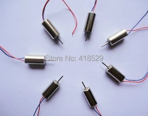 

10pcs DC 1.5V 6x12mm Coreless Motor high speed Motor for helicopter model