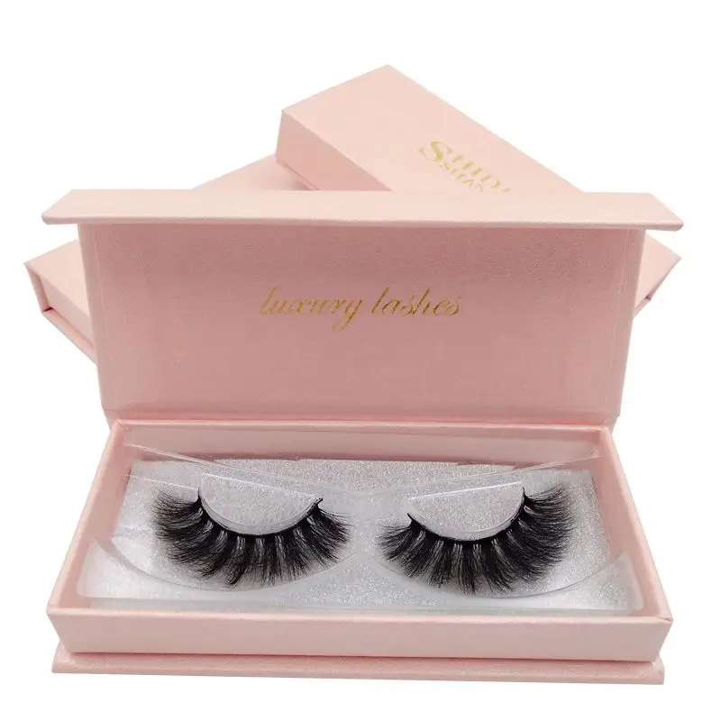3d Mink False Lashes Natural Mink Thick False Eyelashes Extension Lashes Make Up Set Soft Nagaraku Pink Beauty Box Handmade Hot (12)
