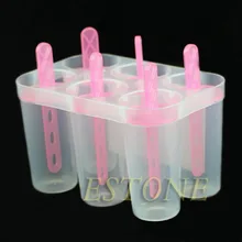 4/6 ячеек, поп-машина для Фруктового мороженого, леденец, плесень, поднос для кухни, замороженное мороженое, сделай сам, форма