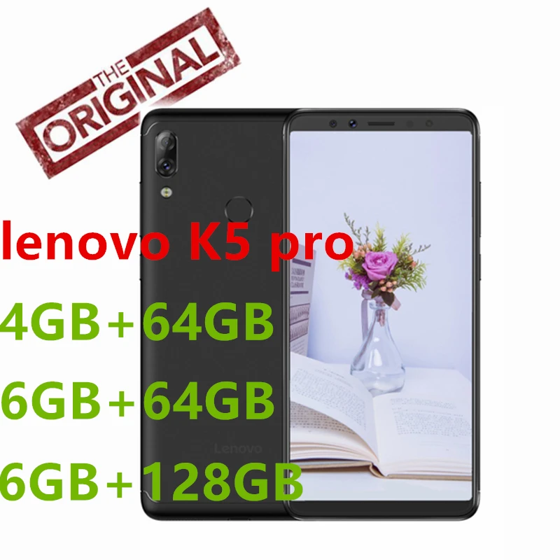 

Global ROM Lenovo K5 Pro L38041 4GB 64GB ZUI 4G LTE 5.99"inch Mobile Phone Snapdragon Octa-core Dual Back Camera Fingerprint