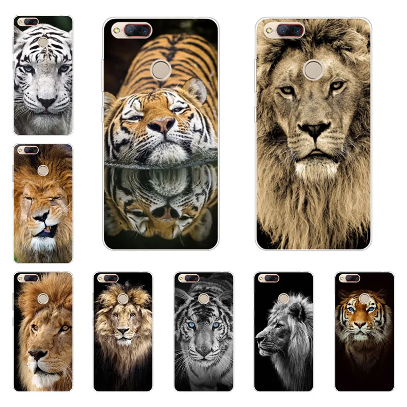 

ZTE Nubia Z17 Mini Case,Silicon Tigers lions Painting Soft TPU Back Cover for Nubia Z17 Mini s z17s Protect Phone cases shell