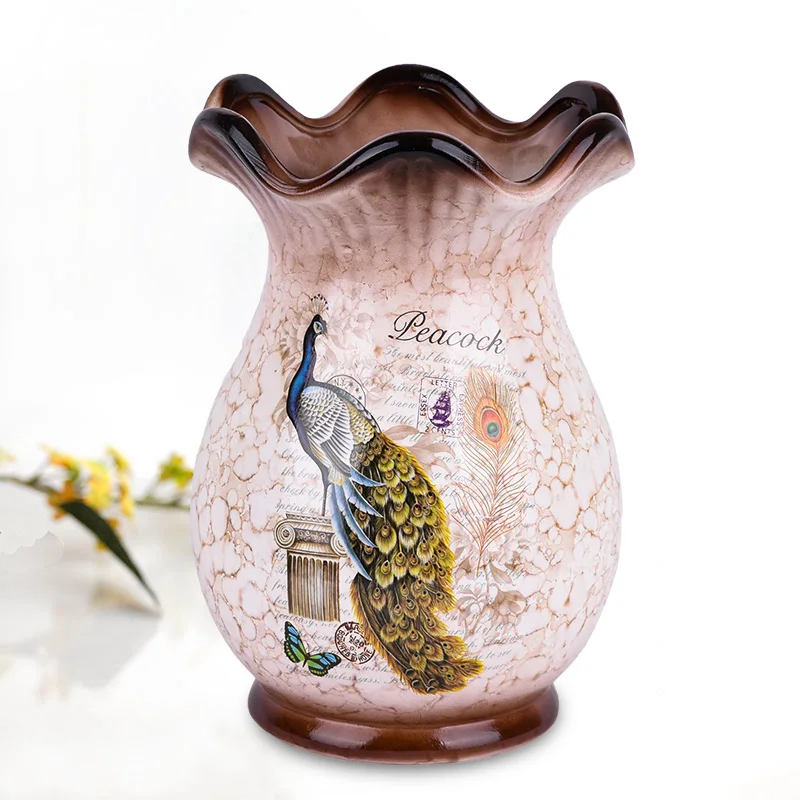 Настольная ваза для цветов украшение дома керамические вазы искусственных