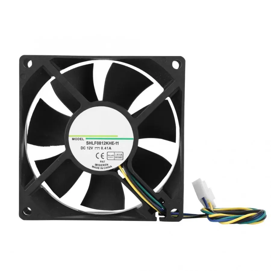 SHLF0812KHE-11 dc12в 0.41A 8 см 4Pin ШИМ контроль температуры шасси охлаждающий вентилятор |