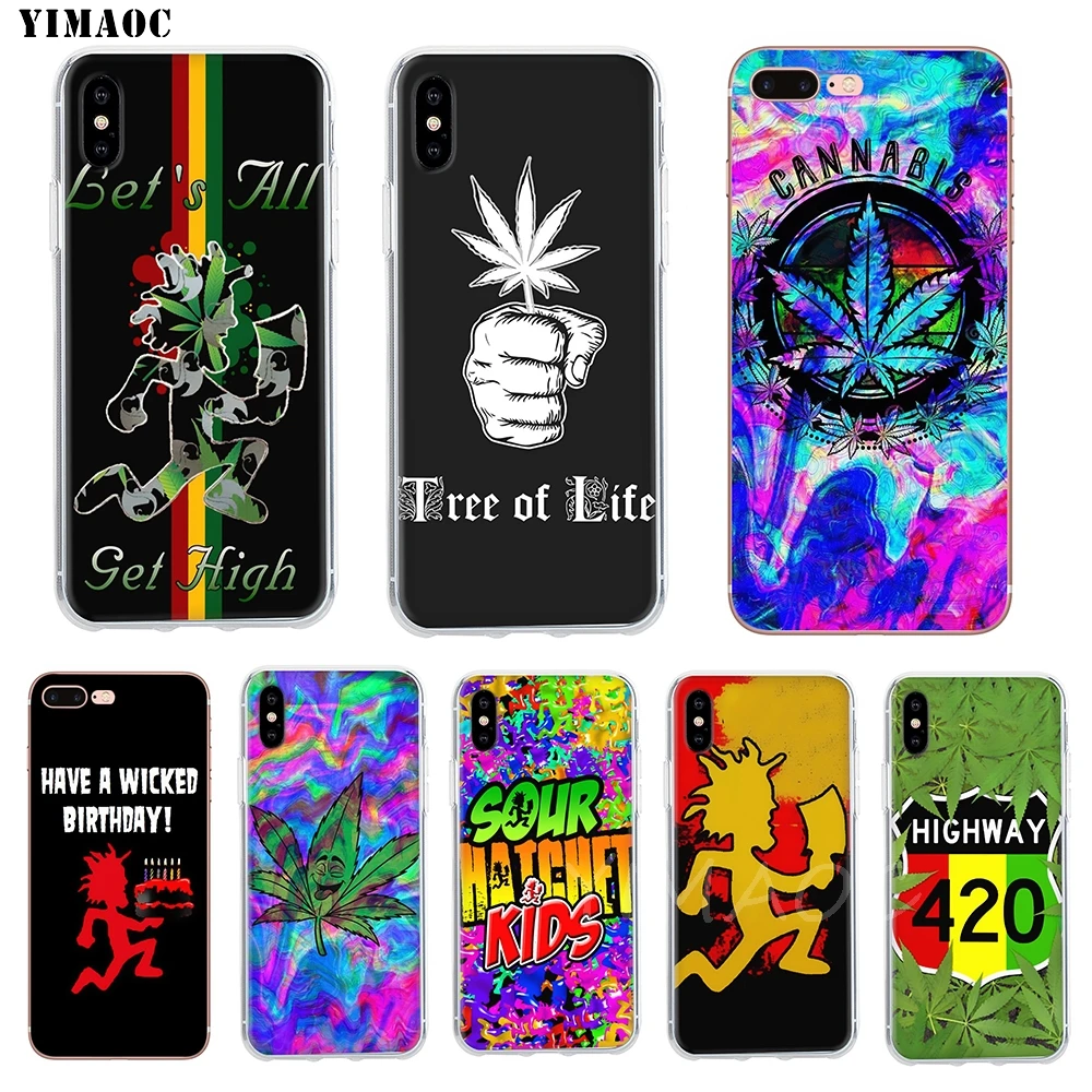 Мягкий чехол YIMAOC Insane Clown Posse из ТПУ и силикона для iPhone 8 7 6 6S Plus 5 5S SE X XR XS 11 Pro Max |