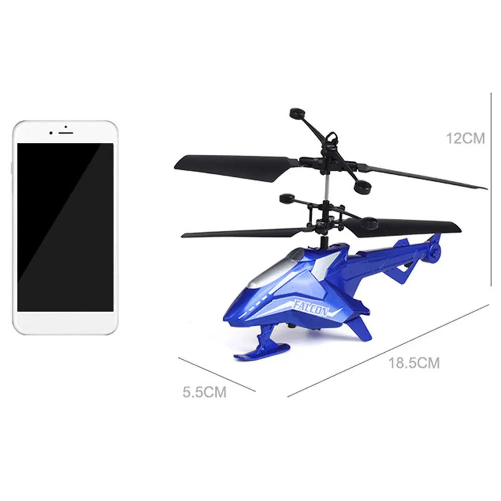 Мини вертолет 2 канала Rc Drone Crash устойчивы дистанционное управление игрушечные
