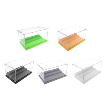 

Large 3 Steps Plastic Blocks Storage Box Anime Figures Cars Display Stand Dustproof Protection Showcase Display Assembly