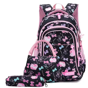 

children school bags set girls kids orthopedic backpack primary school backpack princess schoobag kids satchel mochila infantil