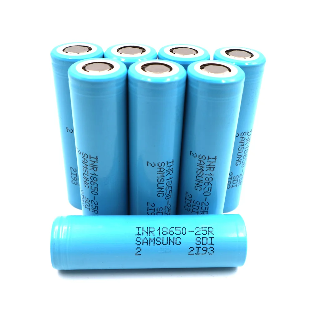 Li-Ion 2500 mAh 25R 13 шт аккумулятор 18650 аккумуляторная батарея, мощный инструмент батареи, ток разряда 20A, литий-ионный аккумулятор