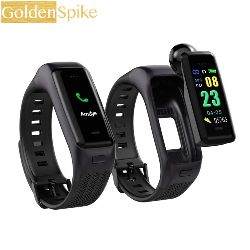 GOLDENSPIKE B03 Smart Wristband & Bluetooth Headset IPX7