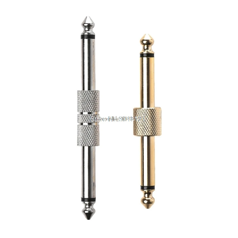 

1/4" 6.35mm MONO Jack Male To Male Coupler Plug Adapter For Guitar Effects Pedal