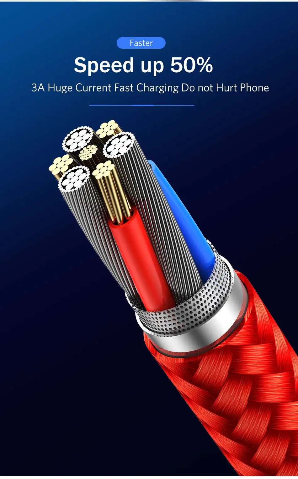 USLION 2M 3A Магнитный кабель для быстрой зарядки Micro USB и type-C кабель для зарядки телефона для iPhone Xs Max 8 7 для huawei samsung Xiaomi