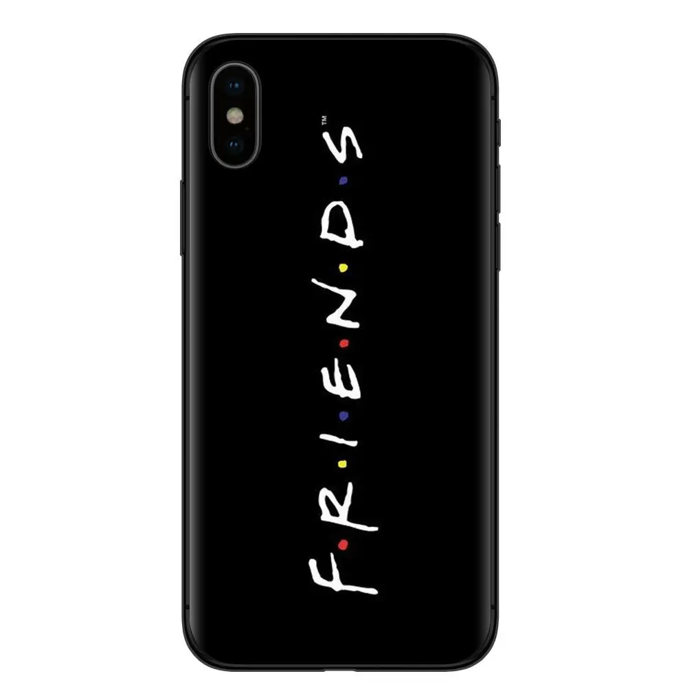 Central Perk Coffee friends tv show how you doin Black silicone Phone Case Cover For iPhone X 5 5s SE 6 6SPlus 7 7Plus 8 8Plus