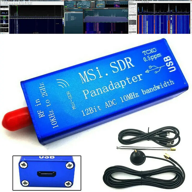 MSI. SDR 10 кГц до 2 ГГц Panadapter SDR приемник совместимый SDRPlay RSP1 TCXO 0.5ppm