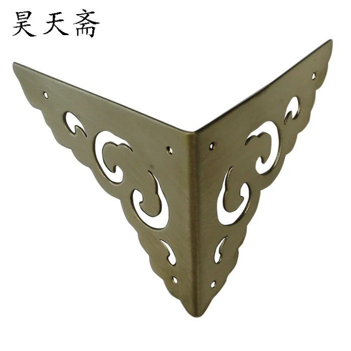 [Haotian vegetarian] Chinese antique copper live Zhangmu Xiang corners copper double-sided corner HTG-080