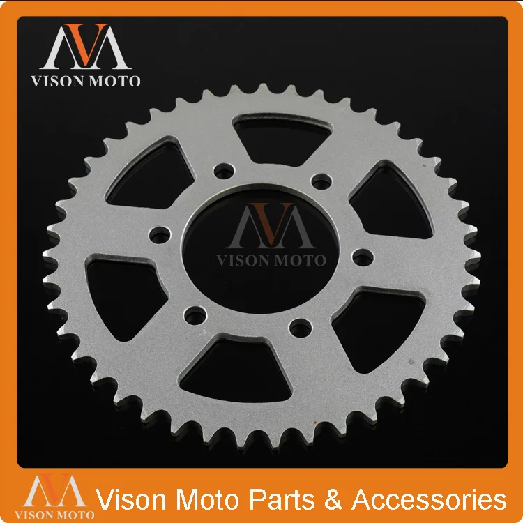 43 Teeth Rear Sprocket For Kawasaki ZX 6R ZX600 ZX636 ZXR400 Z750 EN650
