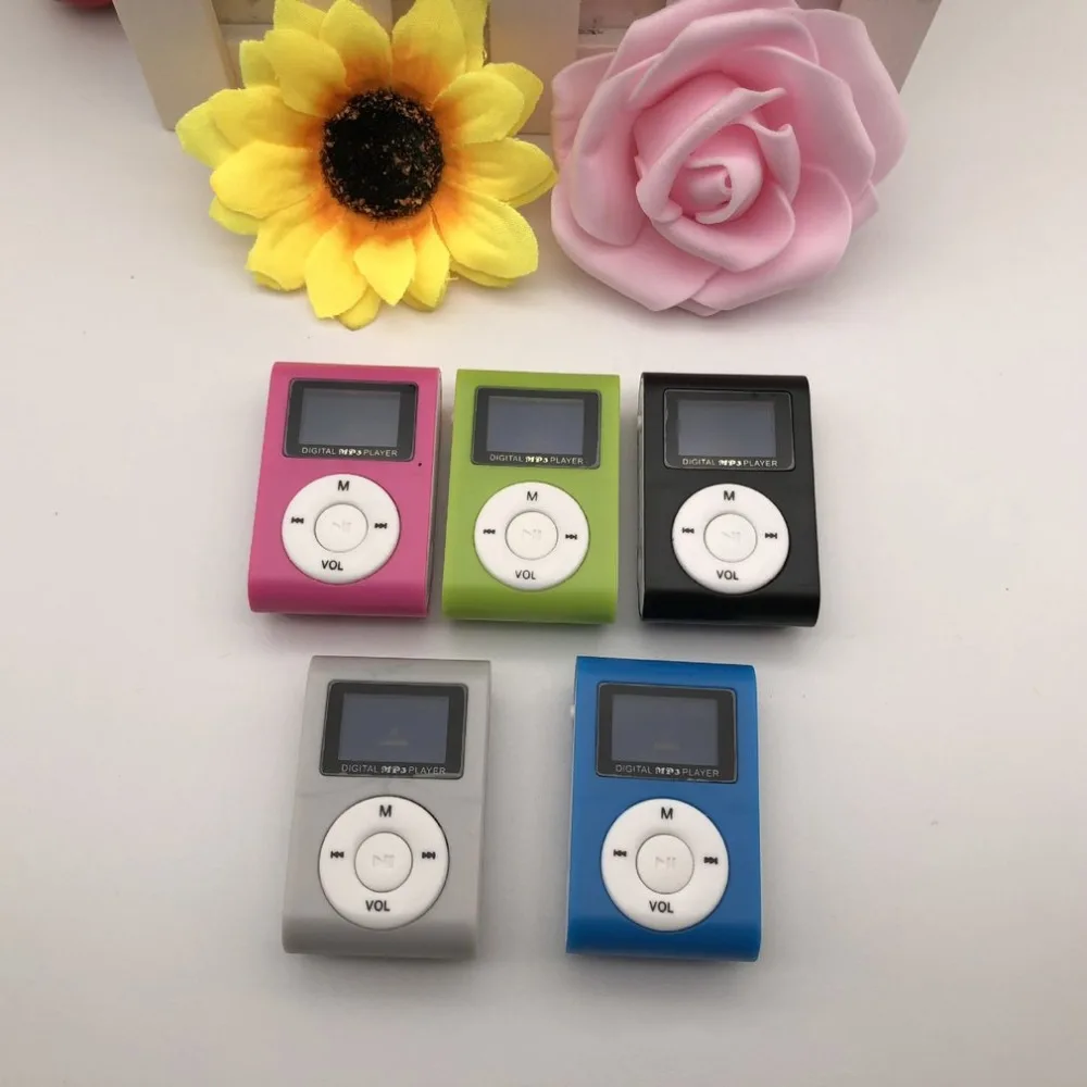 Small Size Portable MP3 Player Mini LCD Screen MP3 Player Music Player Support 32GB TF Card Best Gift