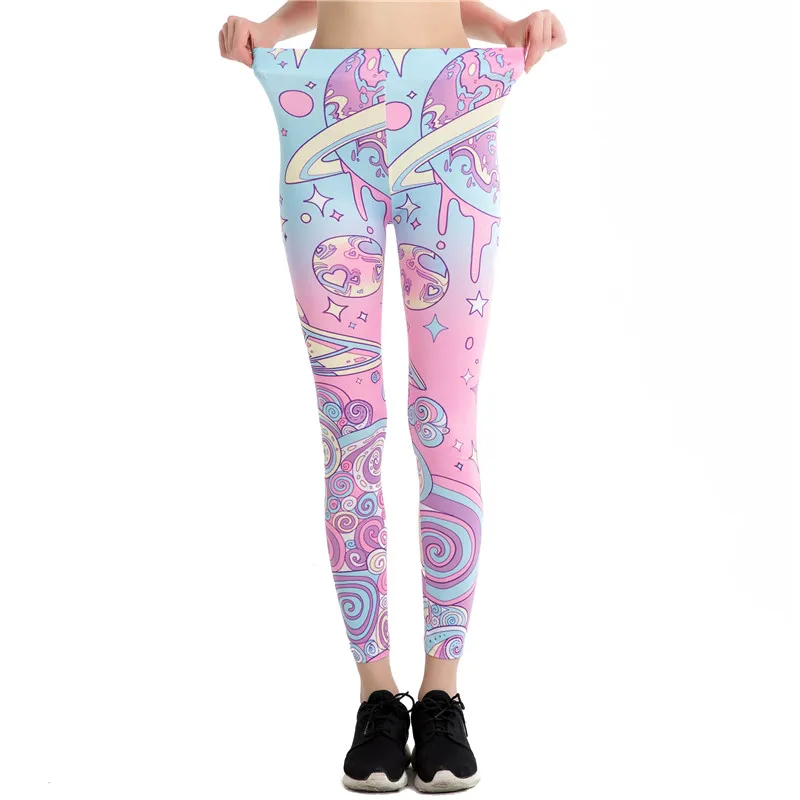 Kawaii Leggings Talla 8-12 Reino Unido-Lindo Kawaii imprimir japonesa Pantalones de Yoga